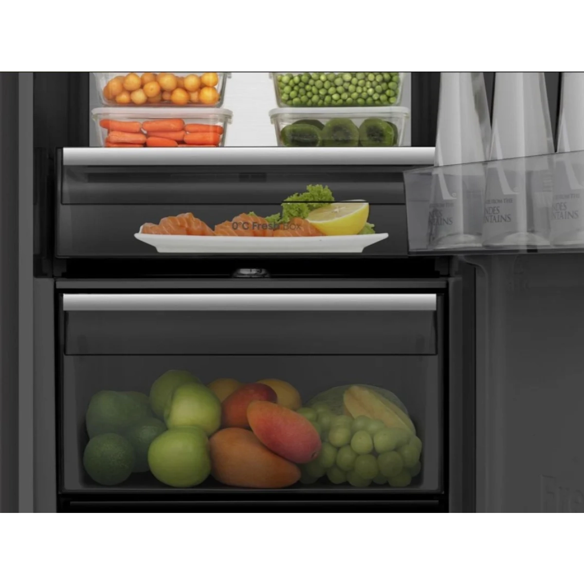hisense rl5k370gsfc vrijstaand 1 deur koelkast - nofrost c 372l zwart - afbeelding 10