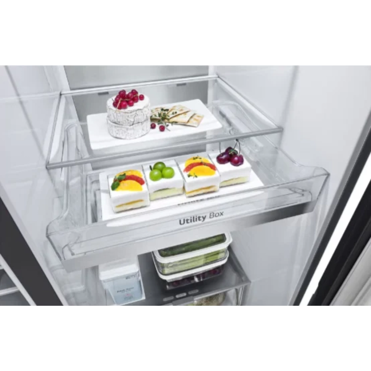 lg gsxe90evdd amerikaanse koelkast zwart - door in door - doorcooling - 628l uvnano - afbeelding 11