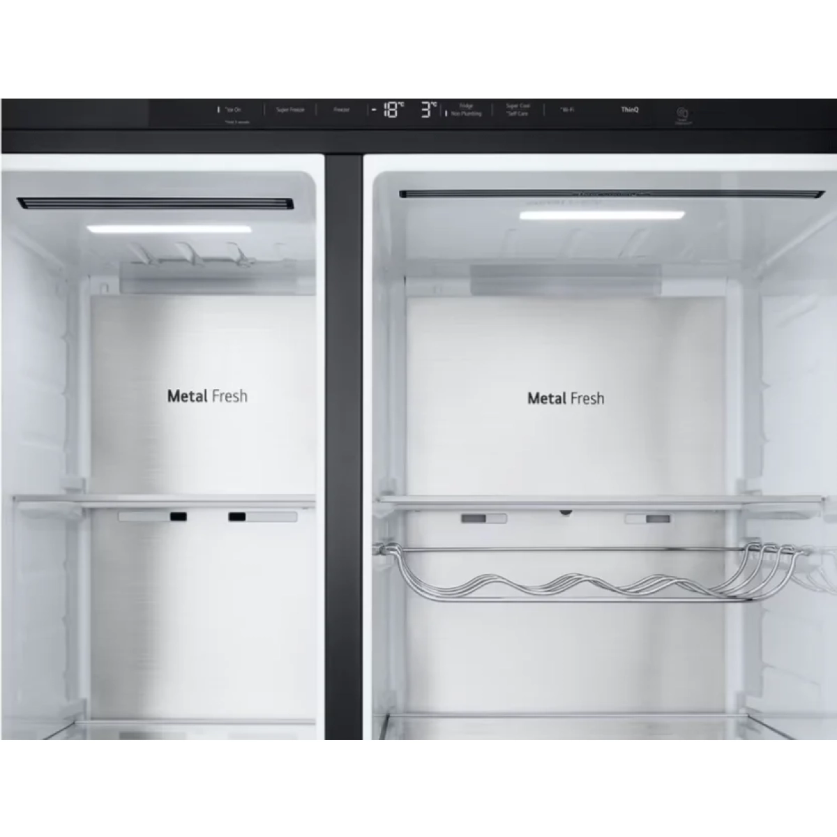 lg gsxe90evdd amerikaanse koelkast zwart - door in door - doorcooling - 628l uvnano - afbeelding 12