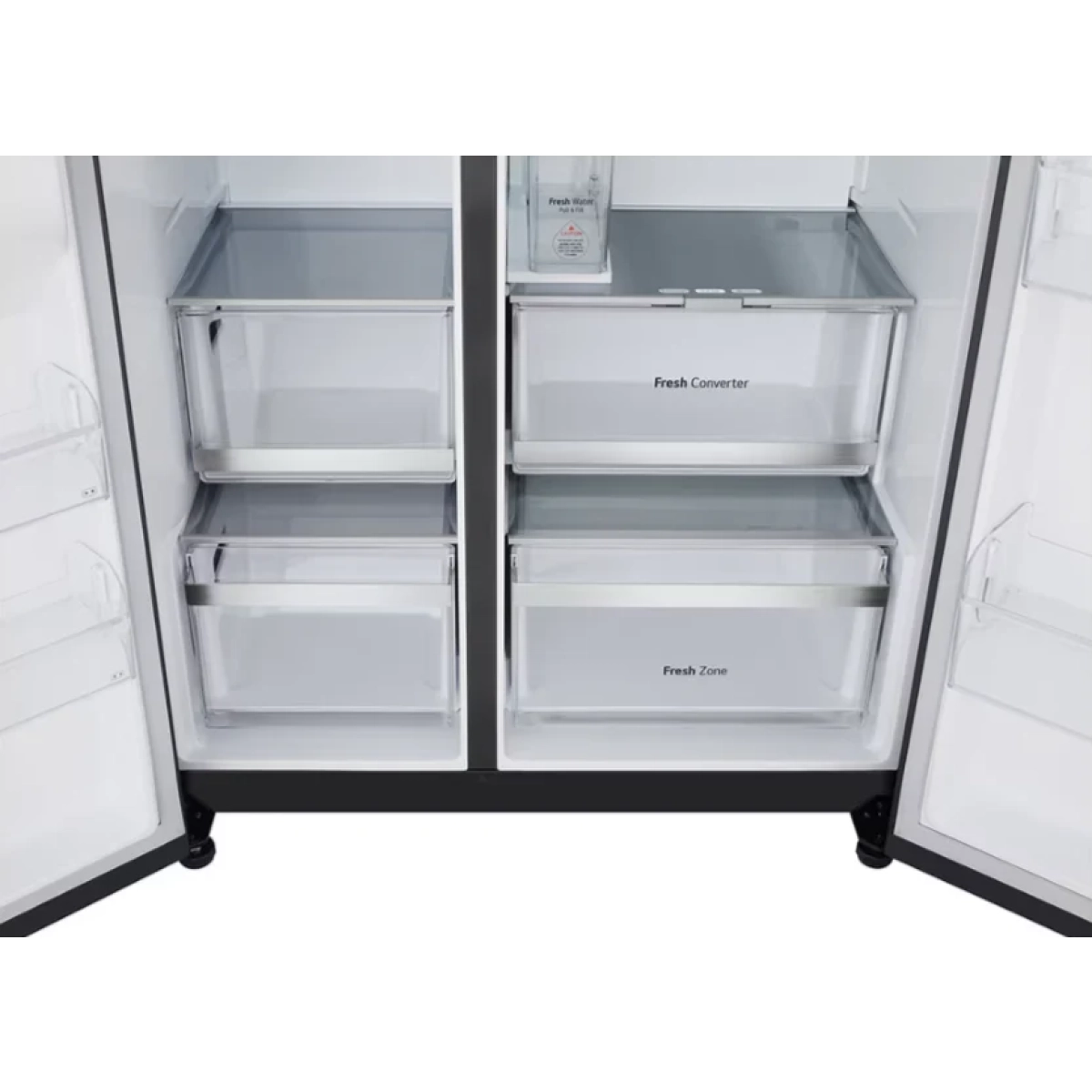 lg gsxe90evdd amerikaanse koelkast zwart - door in door - doorcooling - 628l uvnano - afbeelding 13