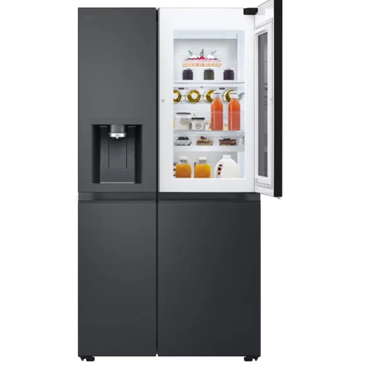 lg gsxe90evdd amerikaanse koelkast zwart - door in door - doorcooling - 628l uvnano - afbeelding 5