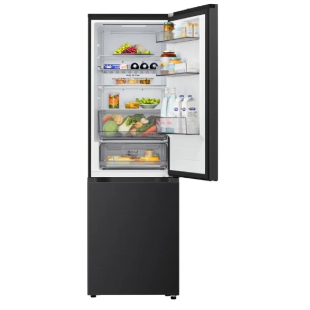 lg gbbs322bev koel-vries combinatie zwart - naturefresh - doorcooling - 375l - afbeelding 5