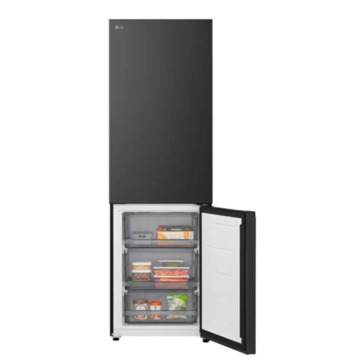 lg gbbs322bev koel-vries combinatie zwart - naturefresh - doorcooling - 375l - afbeelding 4