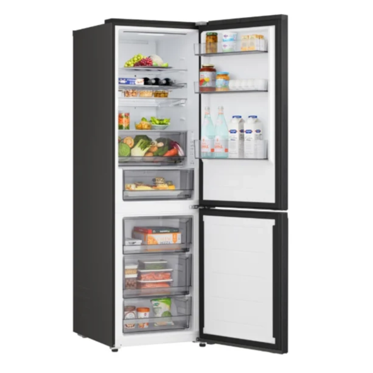 lg gbbs322bev koel-vries combinatie zwart - naturefresh - doorcooling - 375l - afbeelding 6