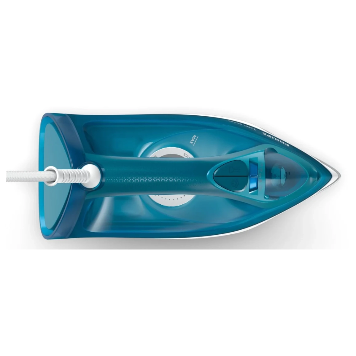 philips dst3040/70 - 3000 series - strijkijzer - blauw/wit - afbeelding 3