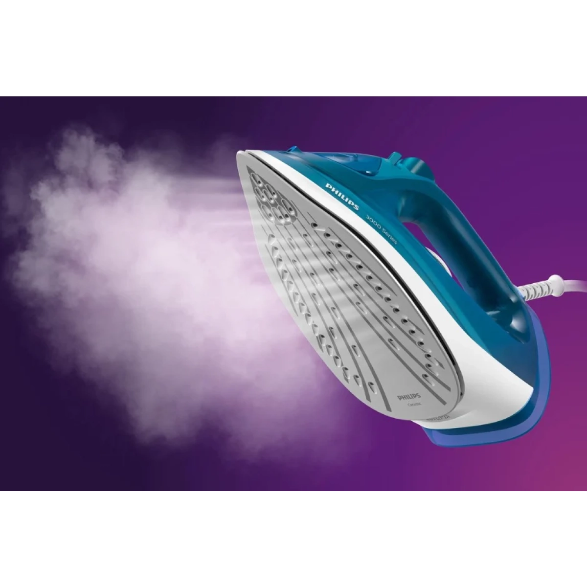 philips dst3040/70 - 3000 series - strijkijzer - blauw/wit - afbeelding 5
