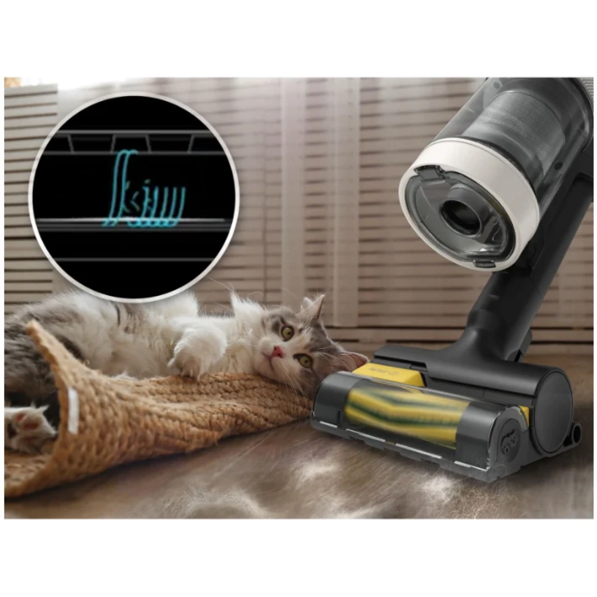 samsung vs70h28glt/wa jet 95s pet steelstofzuiger -accuduur 60min - teal green - afbeelding 11