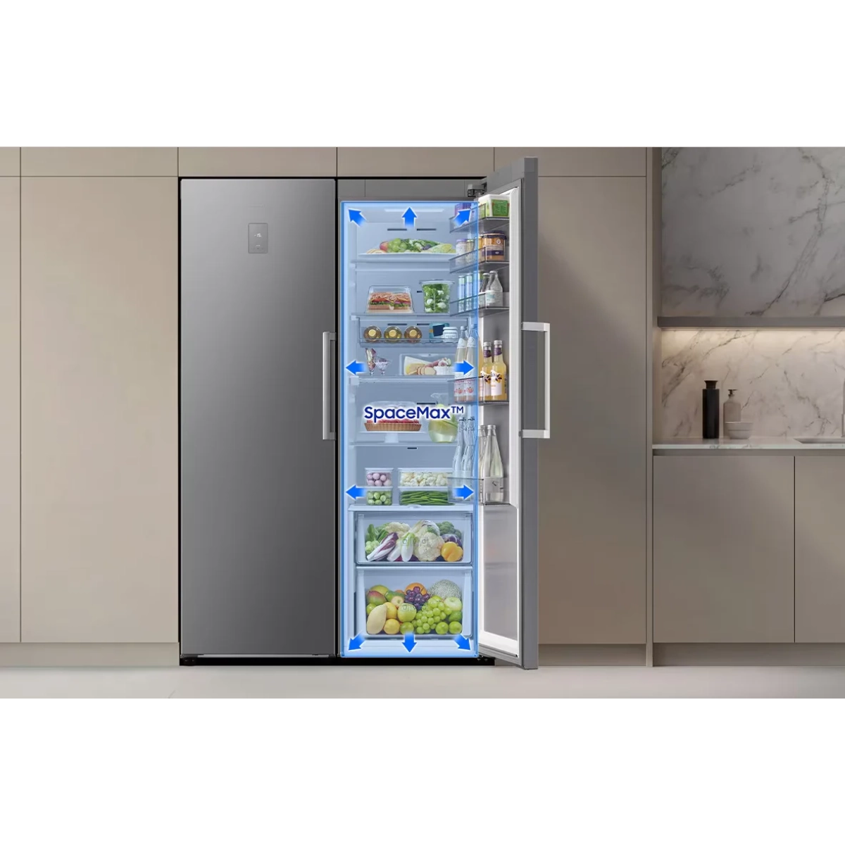 samsung rz70h32kef/ef 1 deur vrijstaand vriezer-all around cooling- nofrost 323l e - afbeelding 12
