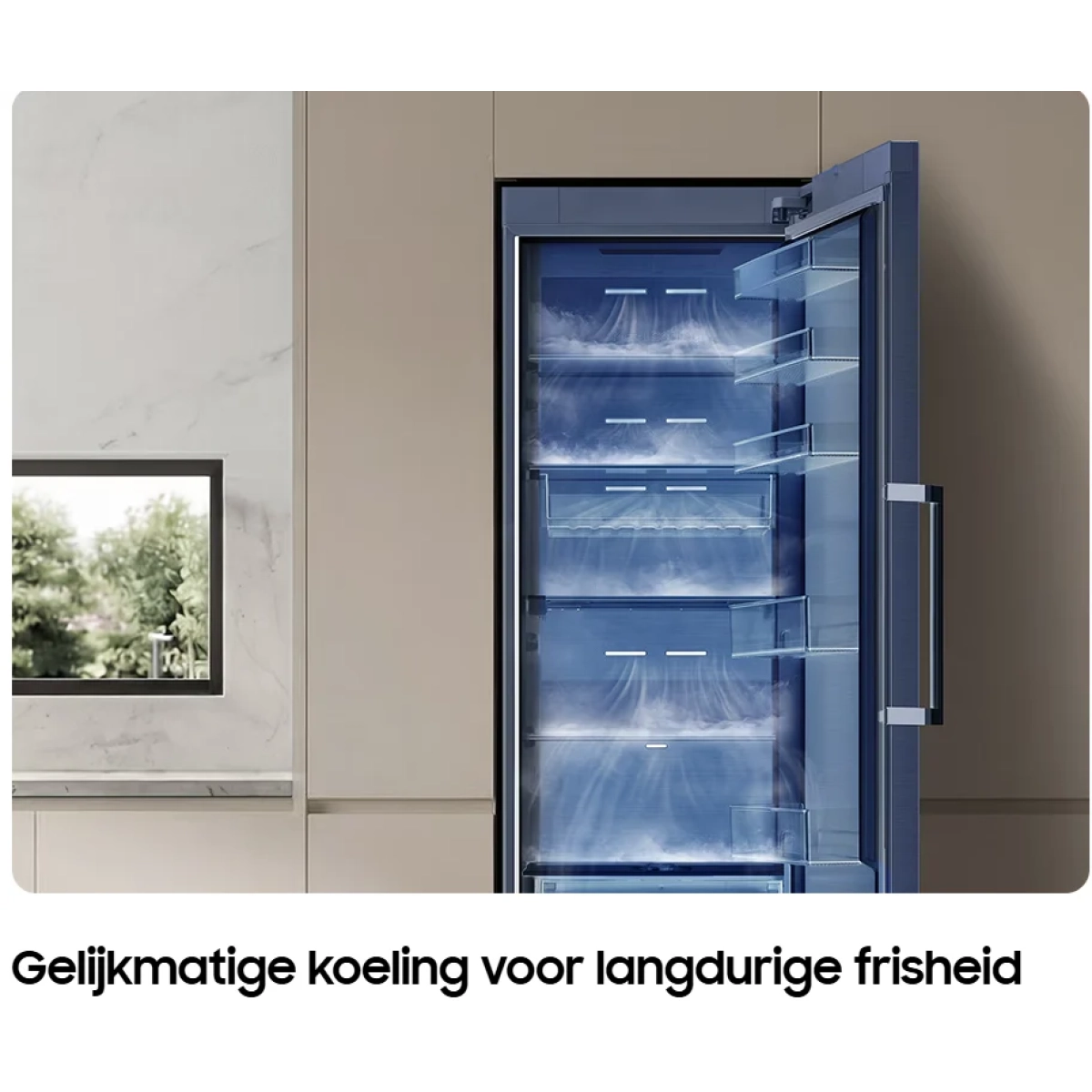 samsung rr70h39fef/ef 1 deur vrijstaand koelkast - metal cooling  - 387l e - afbeelding 19