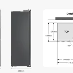 Samsung RR70H39FEF/EF 1 Deur Vrijstaand Koelkast - Metal Cooling  - 387L E - Afbeelding 12