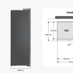 SAMSUNG RZ70H32KEF/EF 1 Deur Vrijstaand Vriezer-All Around Cooling- NoFrost 323L E - Afbeelding 14