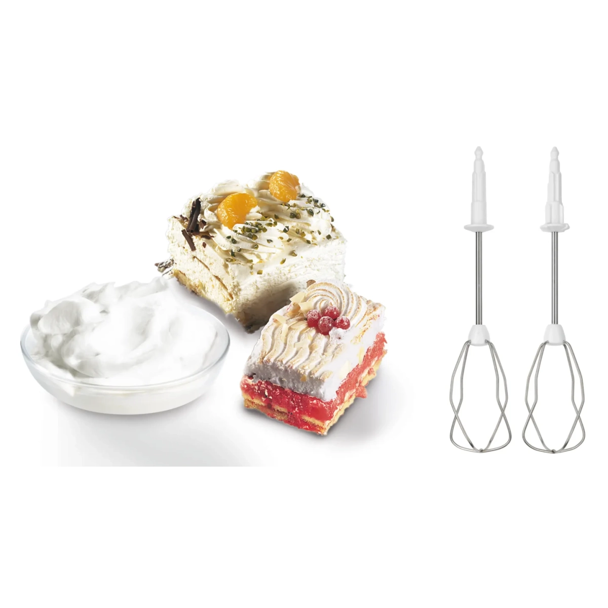 bosch mfq36470 handmixer ergomixx - 450 w - wit, venster grijs - afbeelding 7