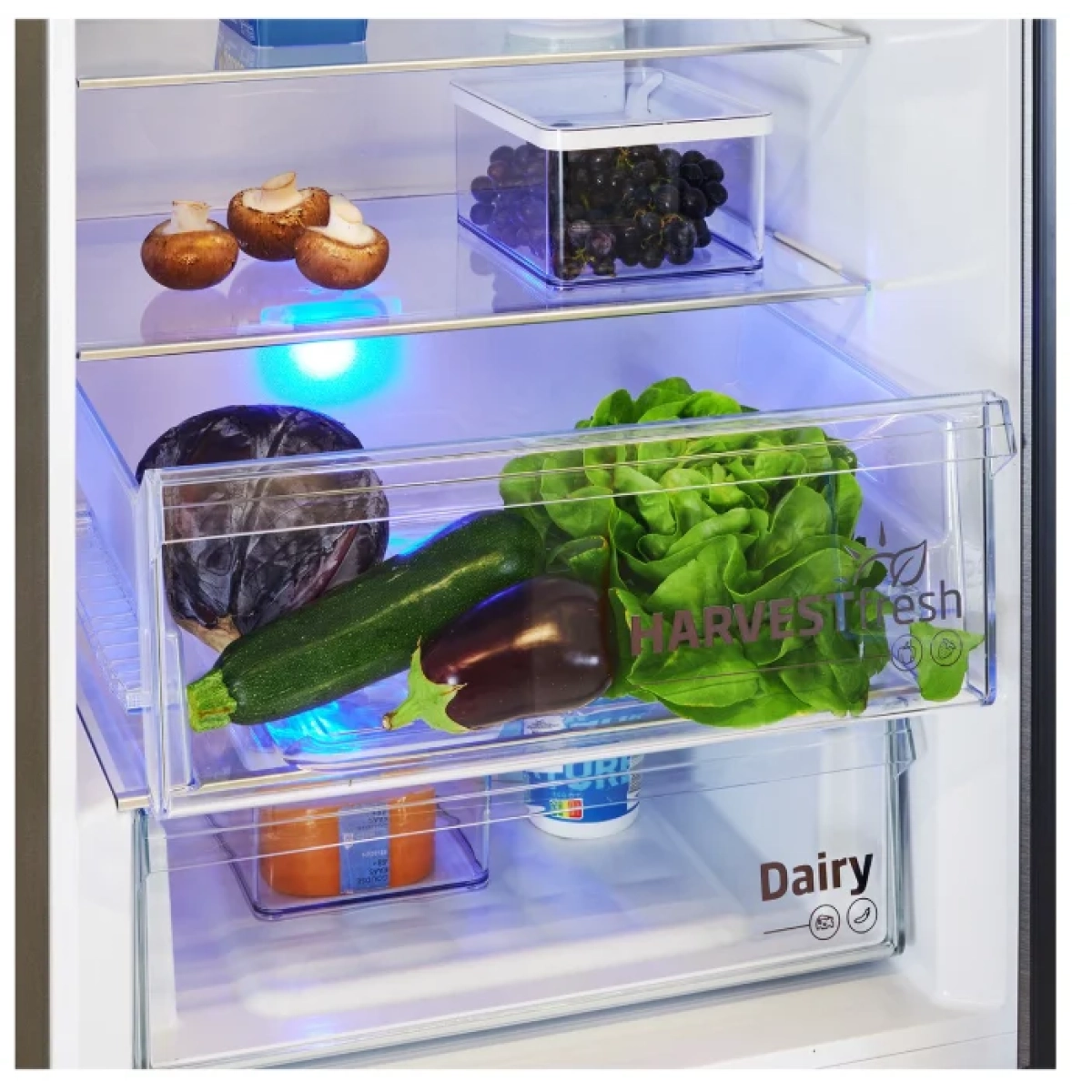 beko b7rcne407hxbr - harvestfresh® - koelvriescombinatie - zwart - afbeelding 5