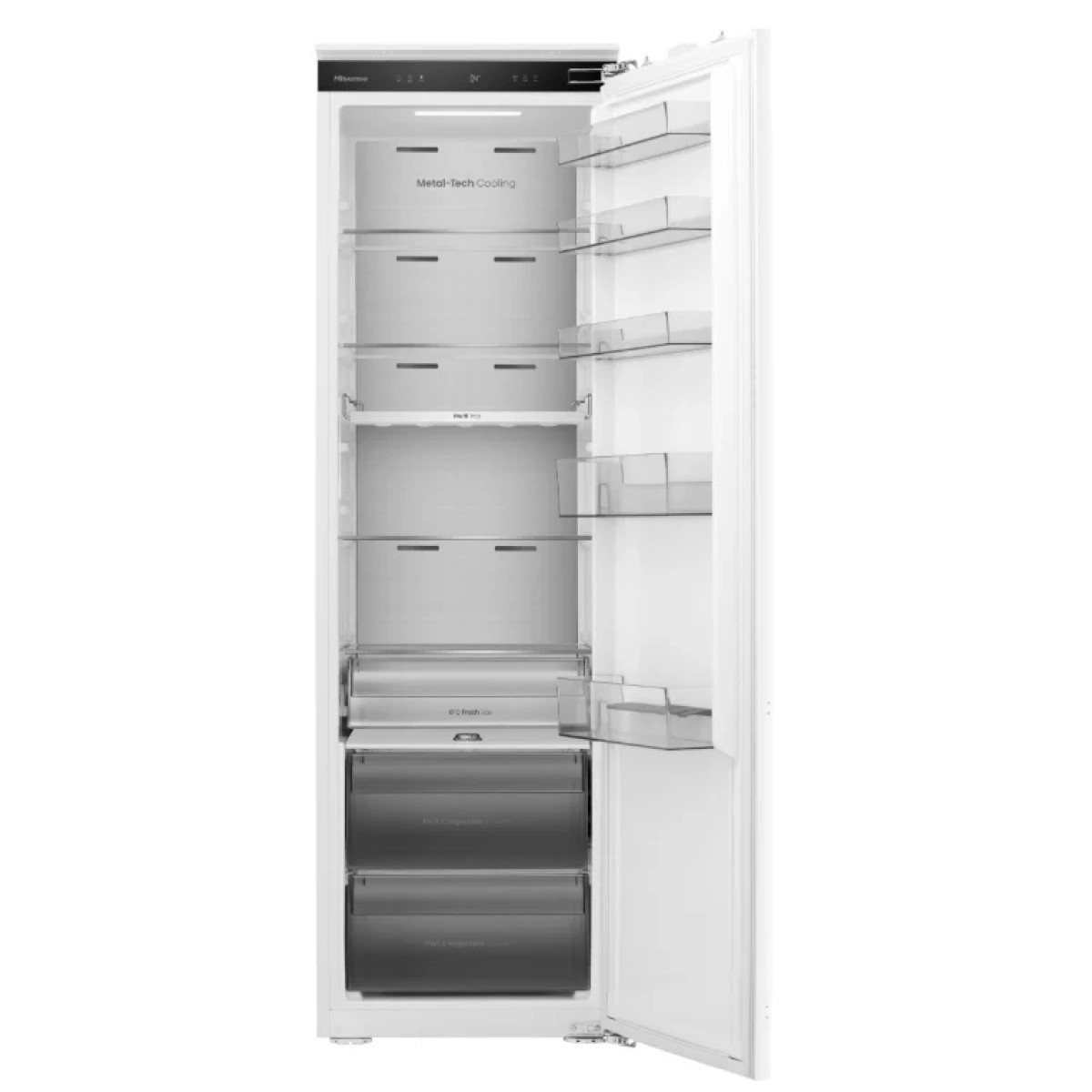 hisense rl3b303sawc inbouw koelkast nofrost - c - 178cm - 300l - afbeelding 2