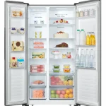 HISENSE MS91518CC Amerikaanse koelkast NoFrost - Side by Side - 519L - C - Roestvrijstalen kleur - Afbeelding 4
