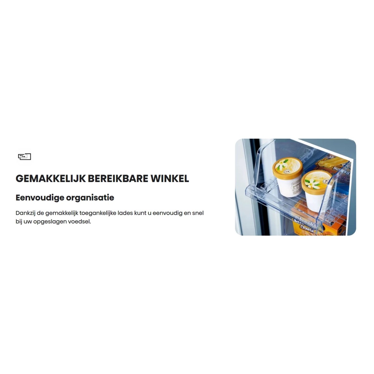 hisense ms91518cc amerikaanse koelkast nofrost - side by side - 519l - c - roestvrijstalen kleur - afbeelding 7