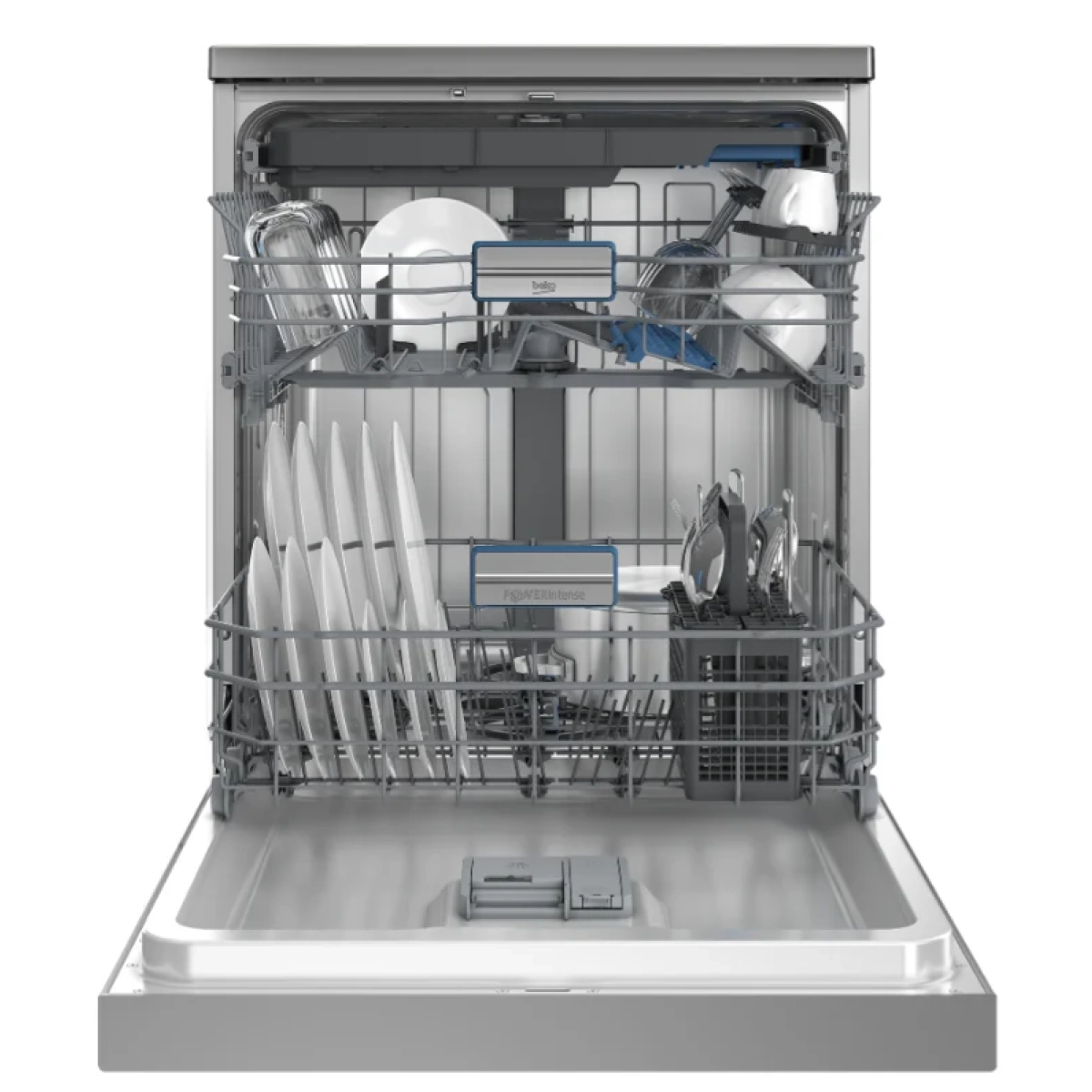 beko bdfn36561xp vrijstaand vaatwasser pearl inox - a - 15couverts - 60cm - 42db - afbeelding 5