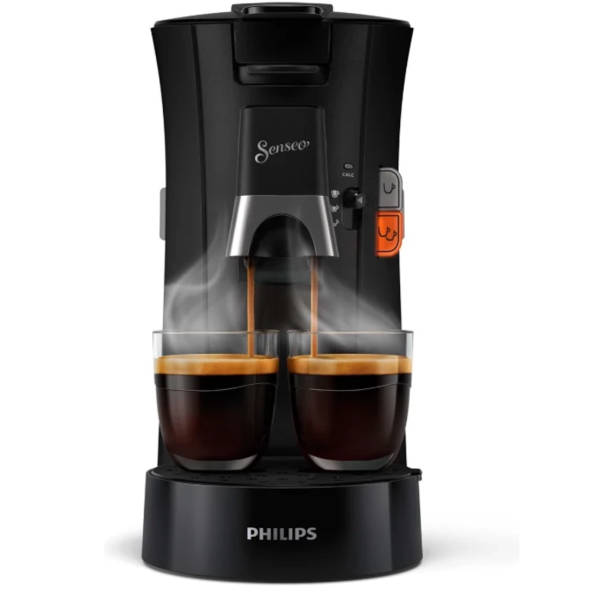 philips csa230/60 koffiepadmachine- instelbare intensiteit - automatische uitschakeling-  zwart - afbeelding 2