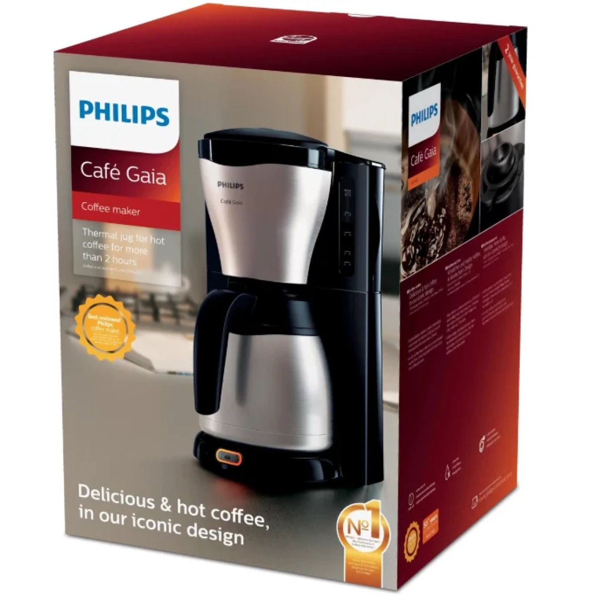 philips hd7548/20 café gaia koffiezetapparaat - afbeelding 5