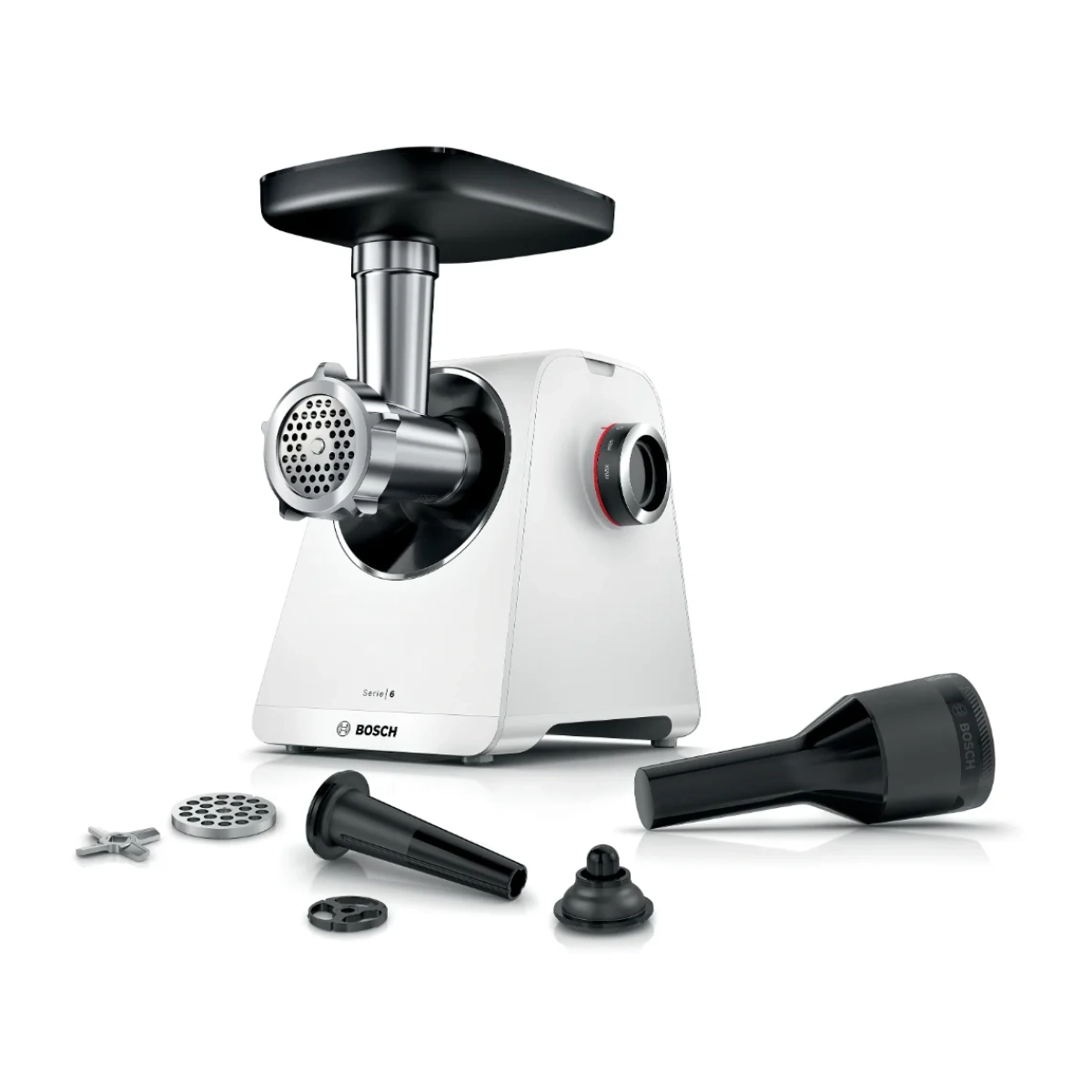 bosch mfws607w serie 6 vleesmolen multipower - 2100watt - afbeelding 2