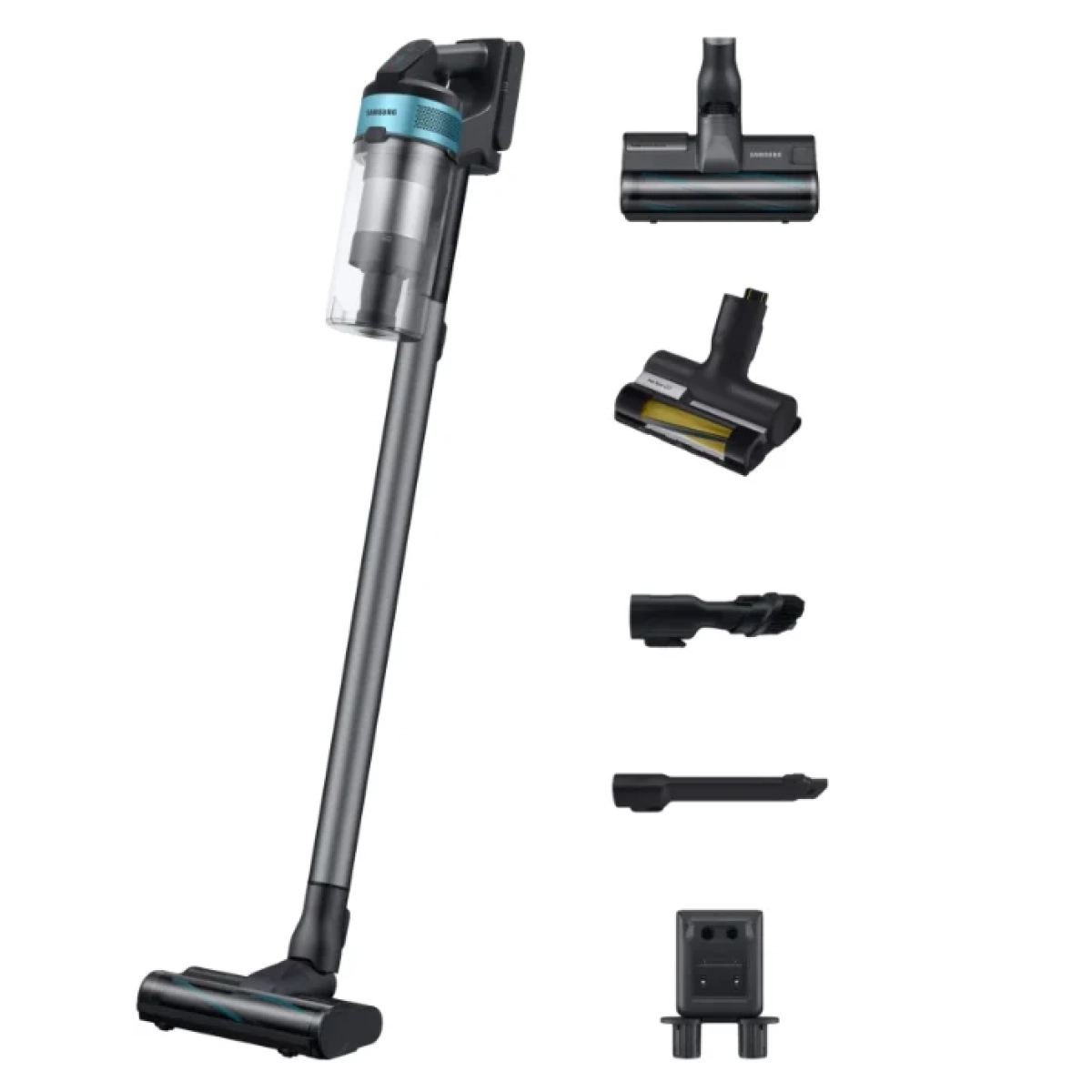samsung vs20b75agr1/wa jet 75e turbo steelstofzuiger - accuduur 60min - 200watt - afbeelding 2