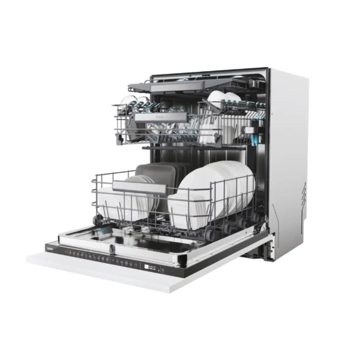 haier xs6a0m4pb inbouw vaatwasser serie 6 pro shine - 16couverts - a - wifi bediening - afbeelding 4