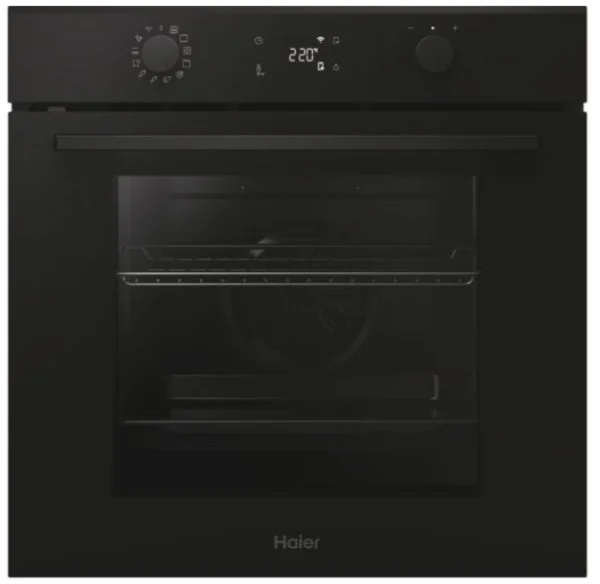 HAIER H6ID23B3YTB Inbouw Oven Serie 2 - Pyrolyse+Hydrolyse reiniging - 12pr. - 78L - Wifi bediening - Airfry