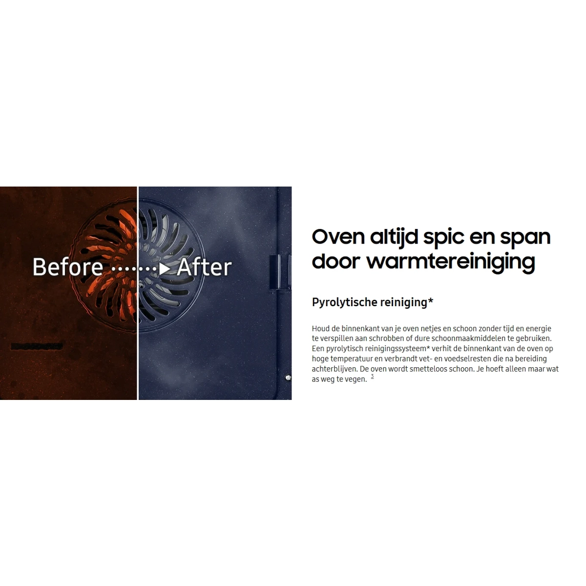 samsung nv7b41307as serie 4 inbouw oven - ontdooien - 76l - smartthings - pyrolyse reiniging - 5 jaar garantie - afbeelding 8