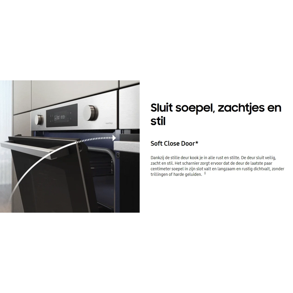 samsung nv7b41307as serie 4 inbouw oven - ontdooien - 76l - smartthings - pyrolyse reiniging - 5 jaar garantie - afbeelding 9
