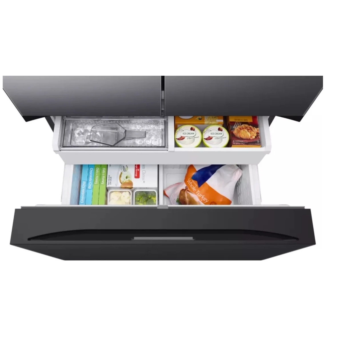 samsung rf24bb620eb1 - amerikaanse koelkast - french door - zwart - 5 jaar garantie - afbeelding 8