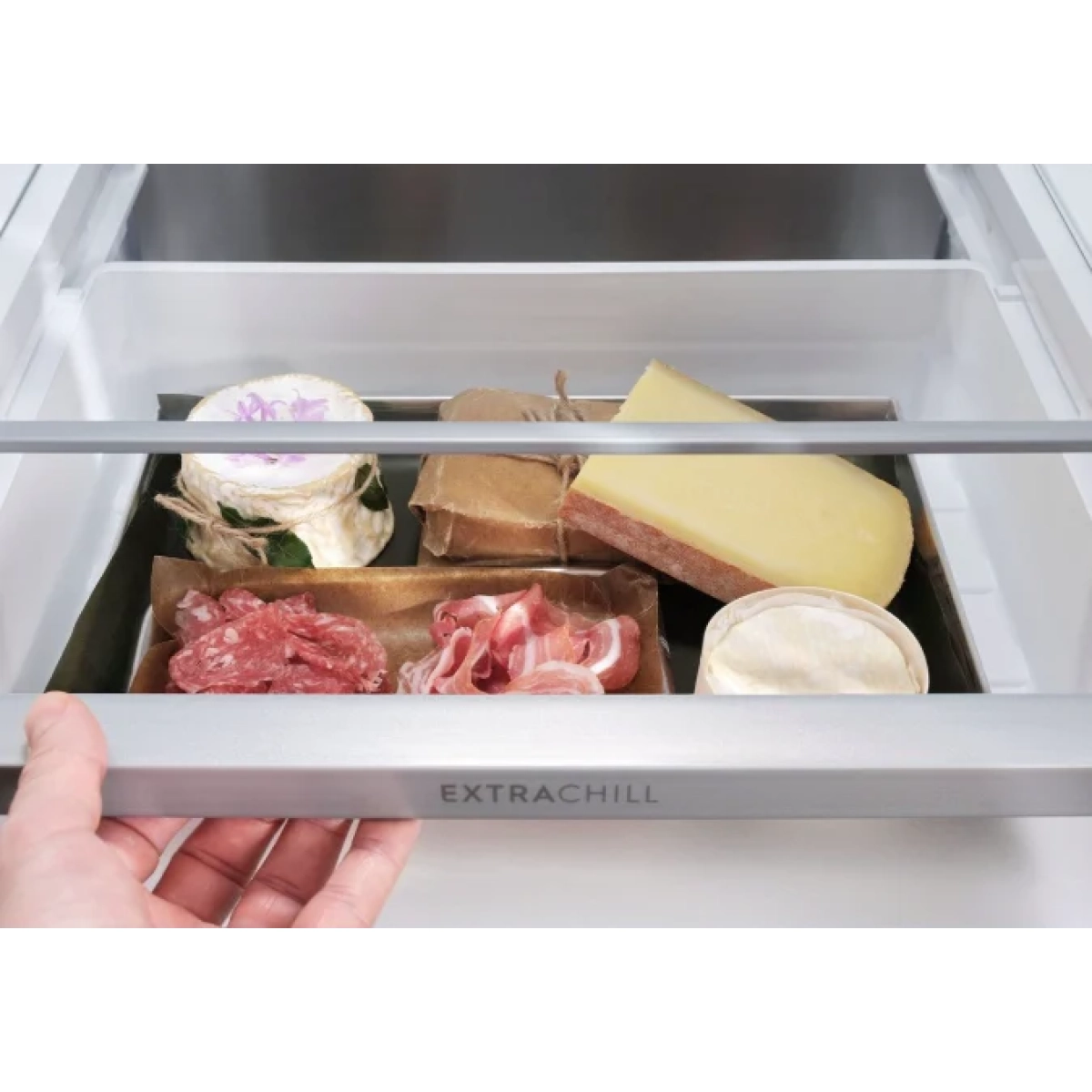electrolux ent6me18sx inbouw koel-vries combinatie 249 l wit - no frost - sleepdeur - afbeelding 6
