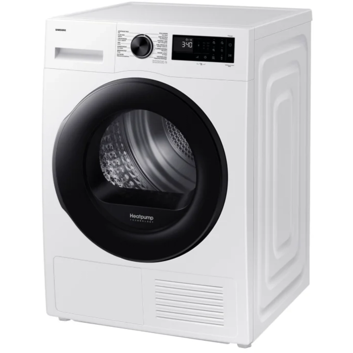 samsung droogkast dv9udg52a0aeen optimal dry + quick dry 5000-serie 9kg-c - afbeelding 3