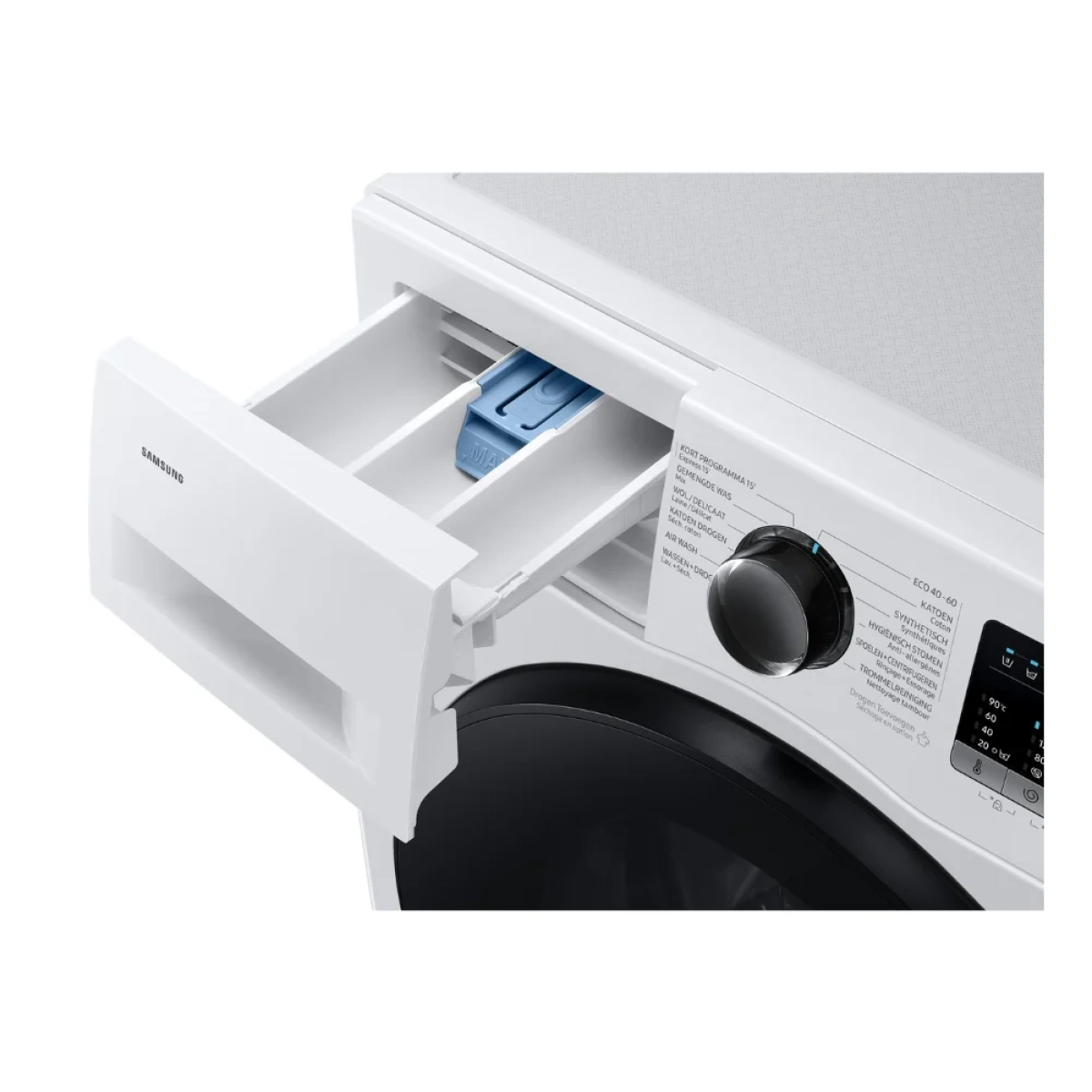 samsung wd8uhg4u04been - was-droogcombinatie 8kg/6kg - 1400rpm - energieklasse a - wit - afbeelding 3