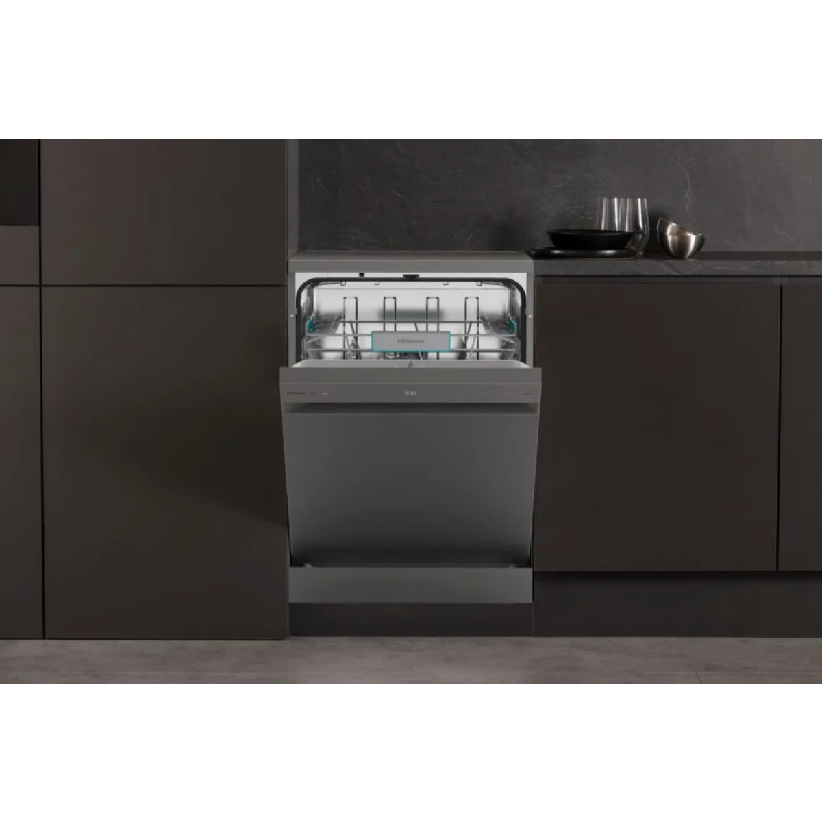 hisense hs662a90x vrijstaand vaatwasser inox - a - quick 20 min - auto dry - 14couverts - afbeelding 4
