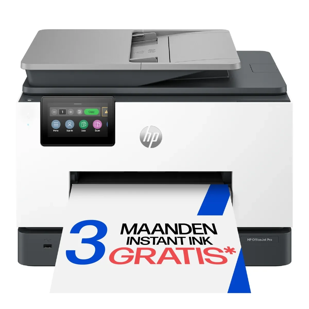 hp officejet pro 9135e draadloos all-in-one kleur printer, instant ink; dubbelzijdig printen