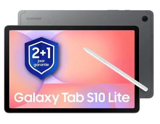 Samsung Galaxy Tab S10 Lite - Wifi - 128GB - Gray + 1 jaar extra garantie samsung galaxy tab s10 lite - wifi - 128gb - gray + 1 jaar extra garantie