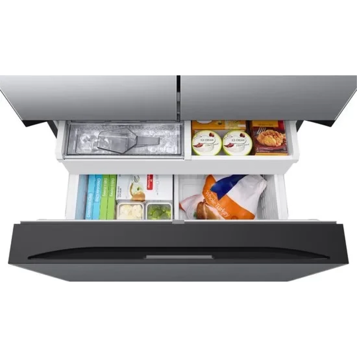 samsung rf24bb620es9ef amerikaanse koelkast vrijstaand 674 l zilver