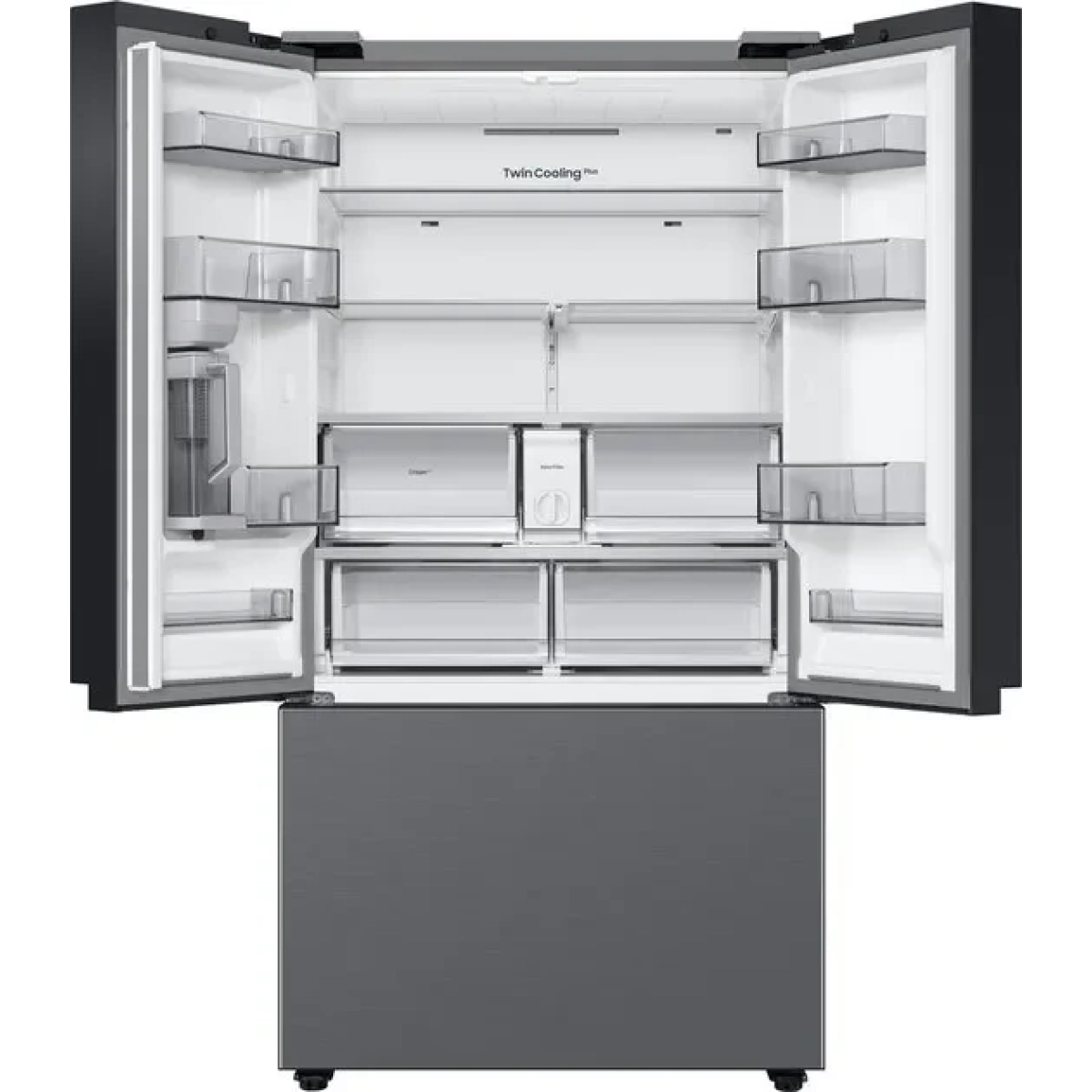 samsung rf24bb620es9ef amerikaanse koelkast vrijstaand 674 l zilver