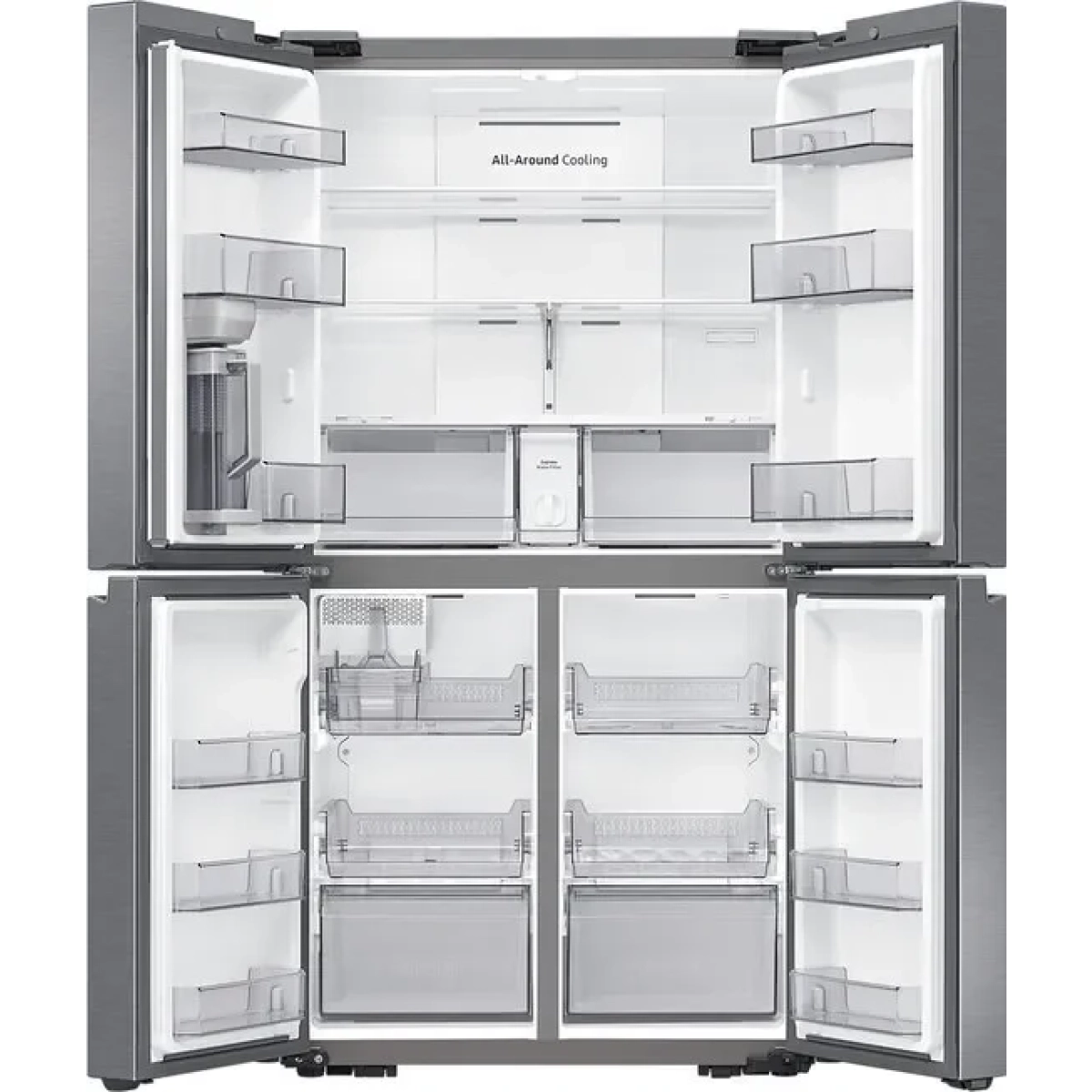 samsung rf59c701es9 amerikaanse koelkast vrijstaand 649 l zilver
