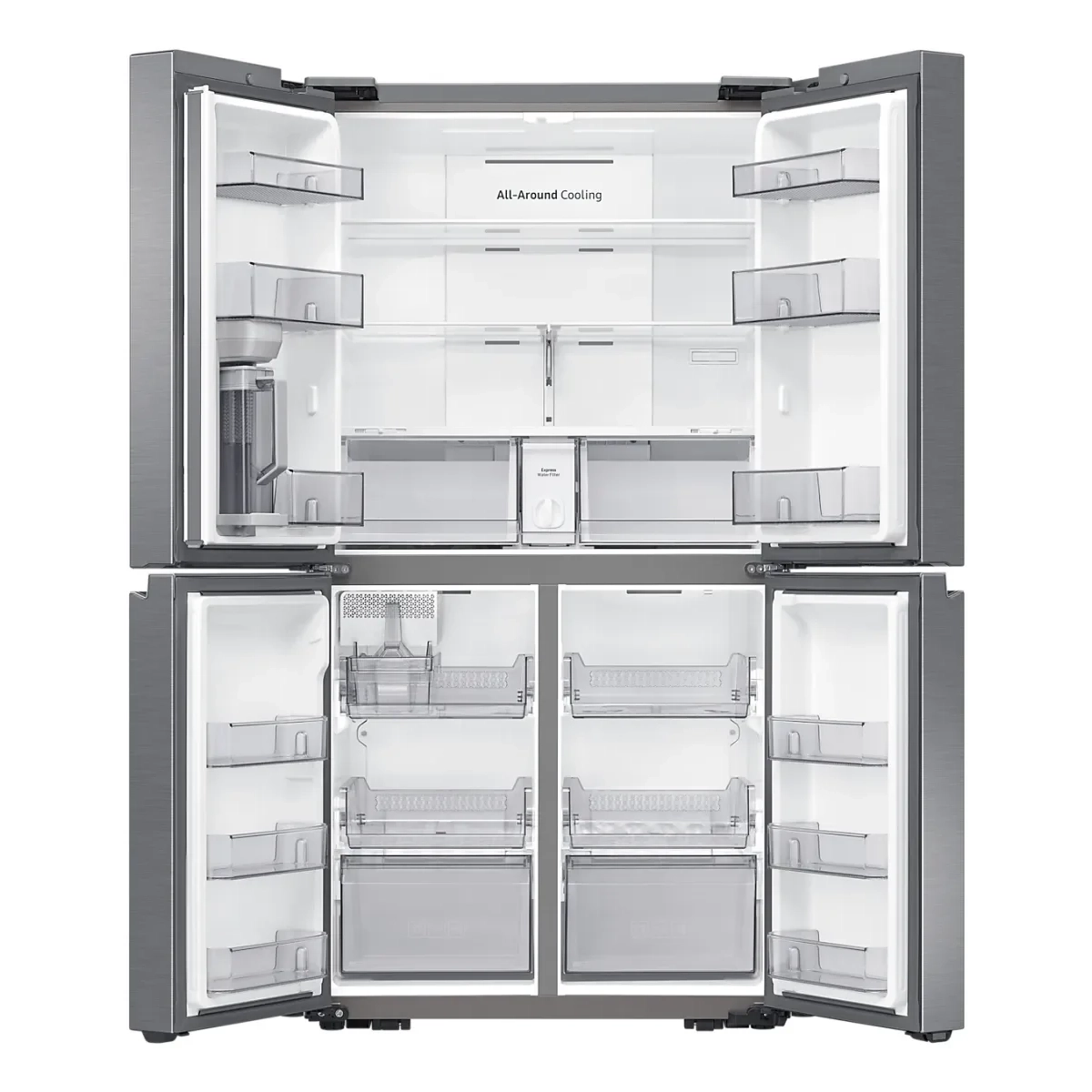 samsung rf59c701es9 amerikaanse koelkast vrijstaand 649 l zilver