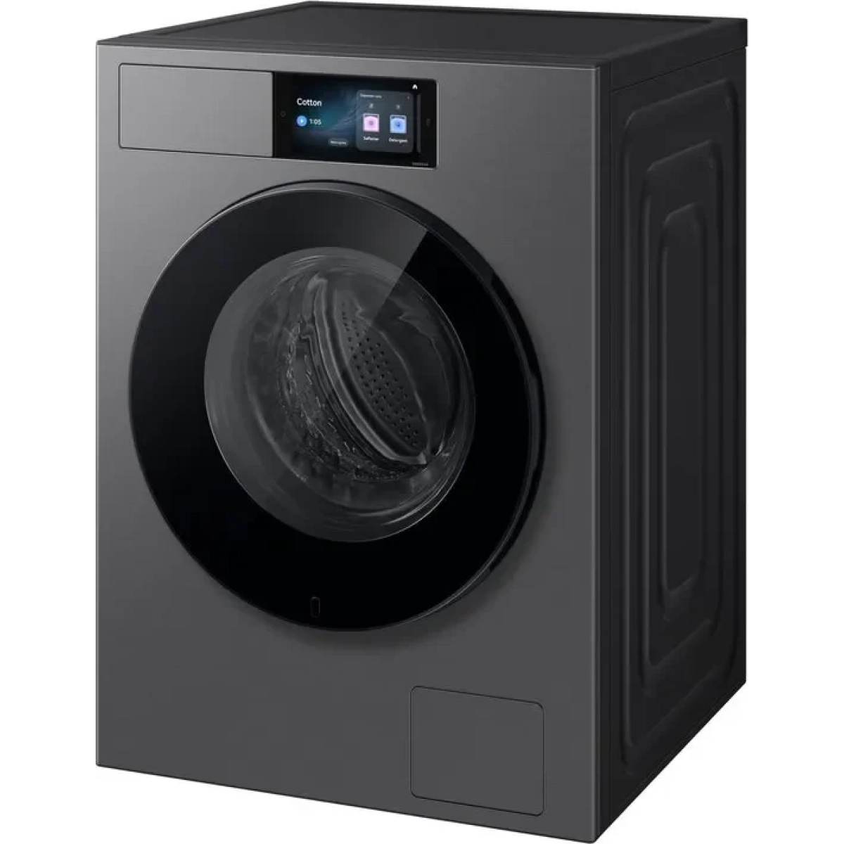 samsung wf90h09c4st2 wasmachine voorlader 9 kg 1400 rpm staal, zwart
