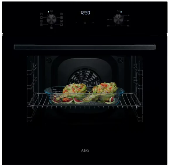 AEG 1 aeg ou5ab2w0ck 5000 series surround cook inbouw heteluchtoven - aqua clean - 65l - afbeelding 1