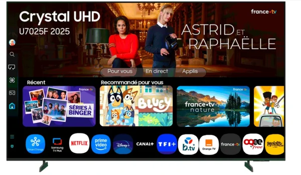 SAMSUNG TU65U7025FKXXC 7000 Series SMART TV - 65" - 4K Ultra Crystal UHD - 2025 Model