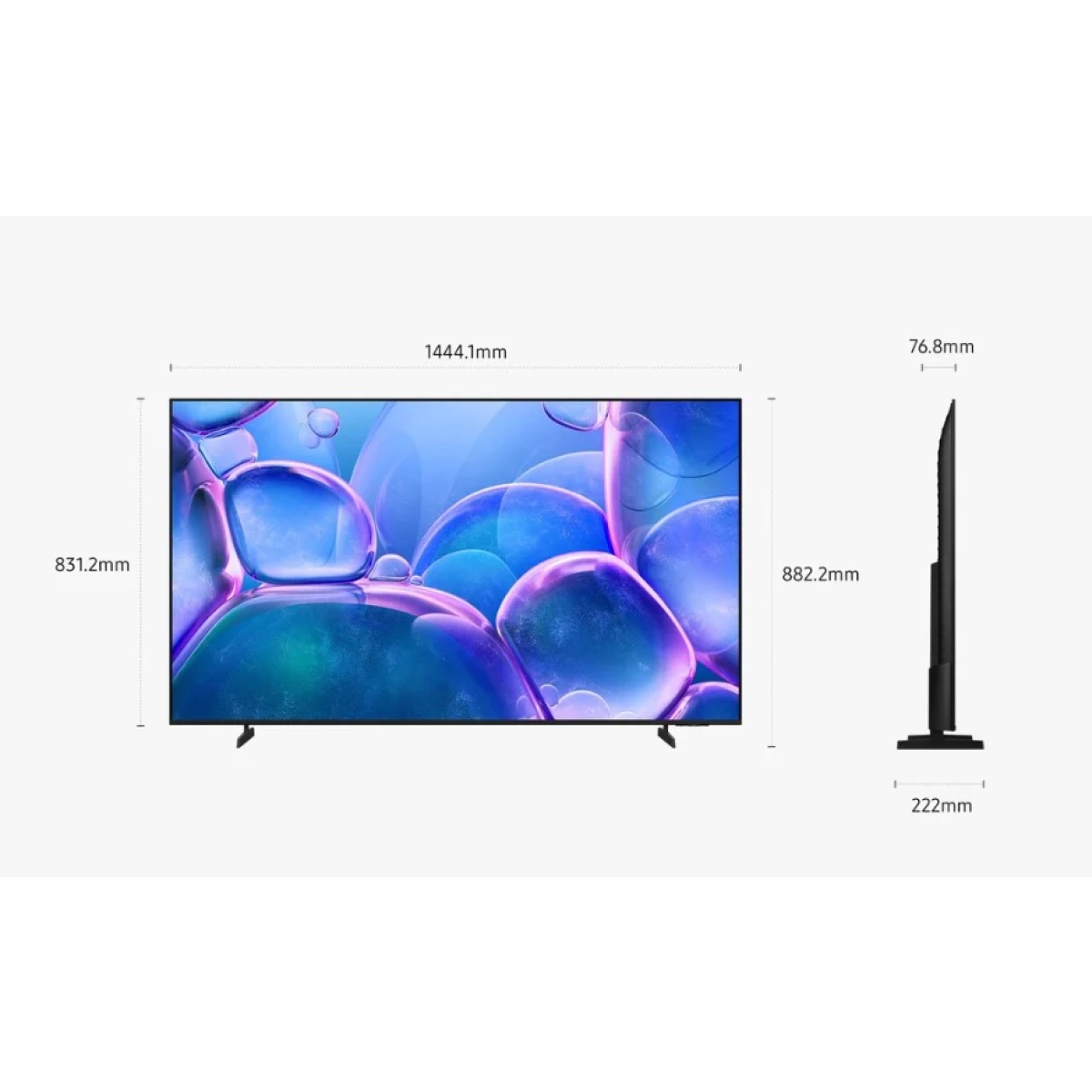 samsung tu65u7025fkxxc 7000 series smart tv - 65" - 4k ultra crystal uhd - 2025 model - afbeelding 5