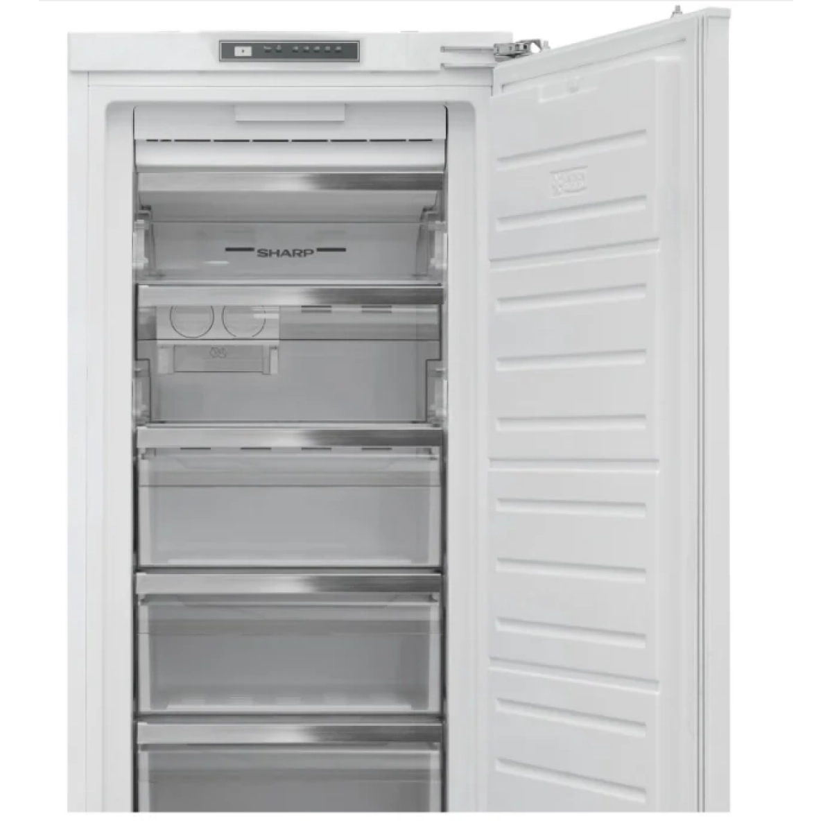 sharp sj-sd200e00x-eu inbouwvriezer 177cm -d - deur op deur - afbeelding 3
