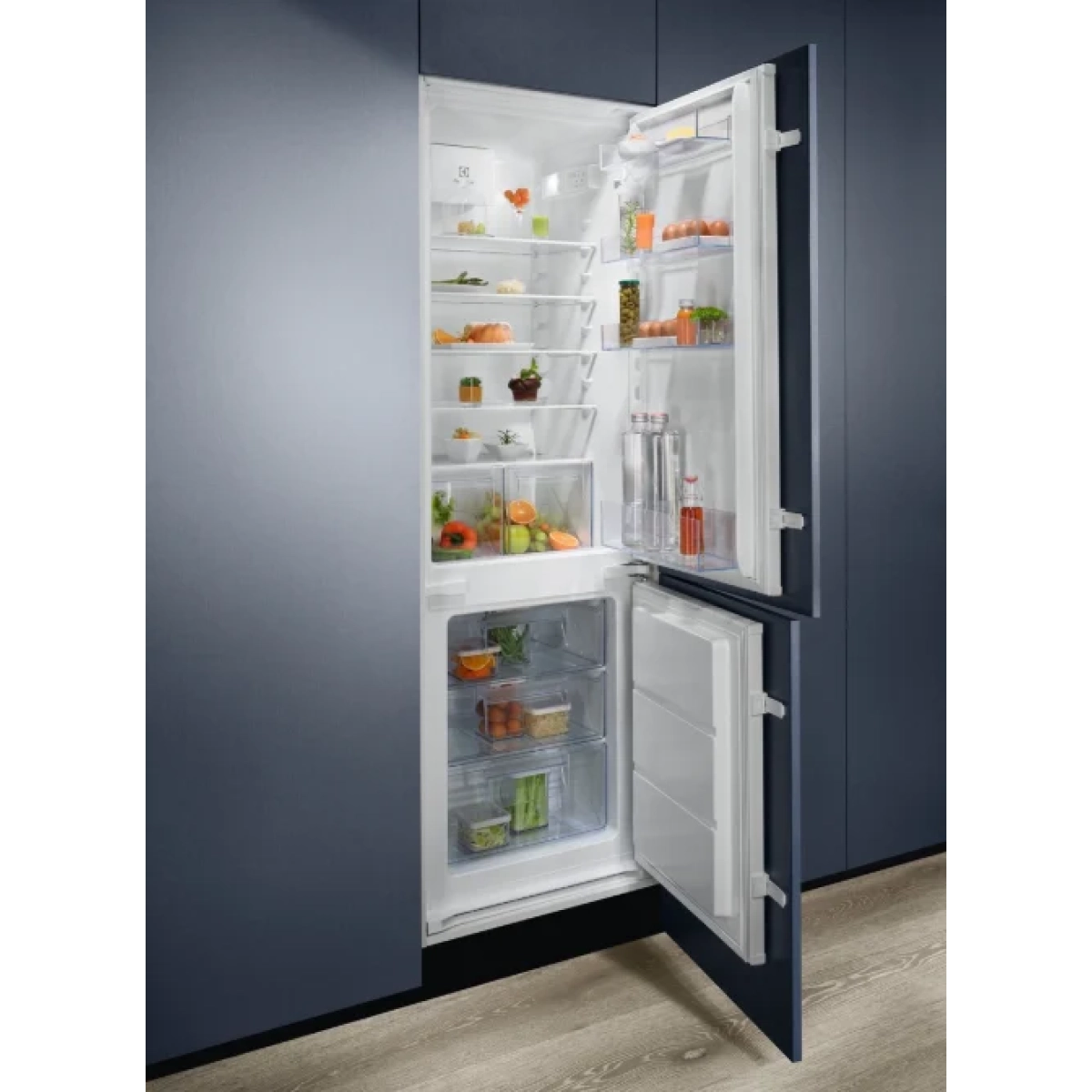 electrolux knd5fe18s inbouw koel-vriescombinatie - 178cm - e - 269l - sleepdeur - no frost - afbeelding 5