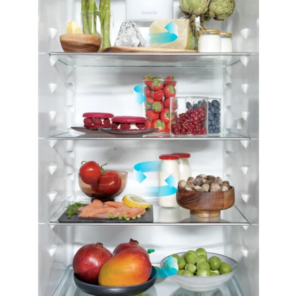 electrolux knd5fe18s inbouw koel-vriescombinatie - 178cm - e - 269l - sleepdeur - no frost - afbeelding 3