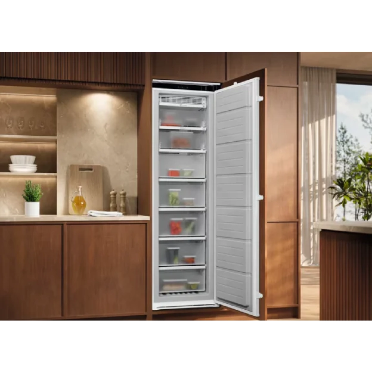 electrolux eun7ne18s inbouw vriezer- 178cm - e - no frost - 212l - sleepdeur - afbeelding 2