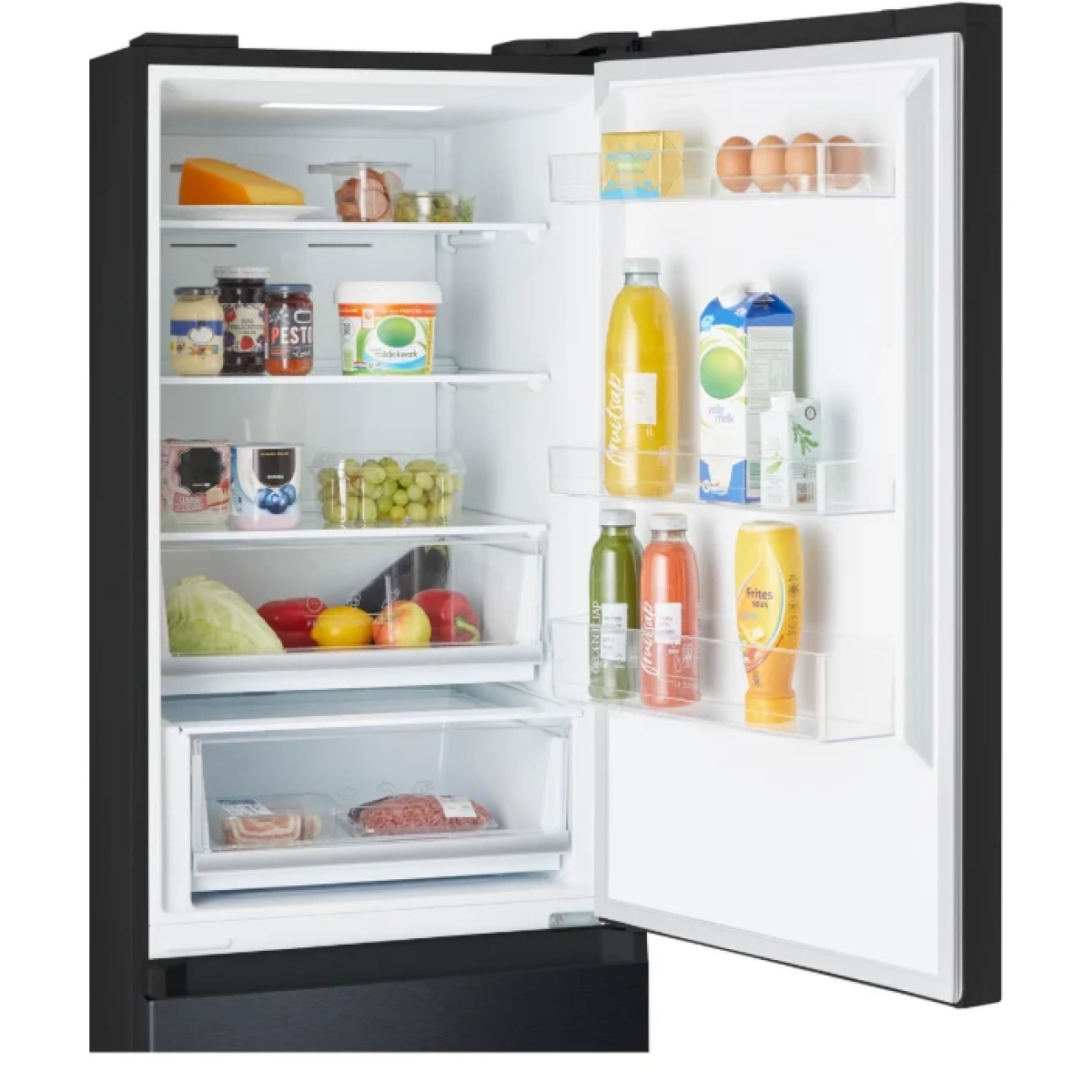 inventum kv1850b combinatie koelkast no frost -c - 338l - 35 db - zwart - 5 jaar garantie - afbeelding 8