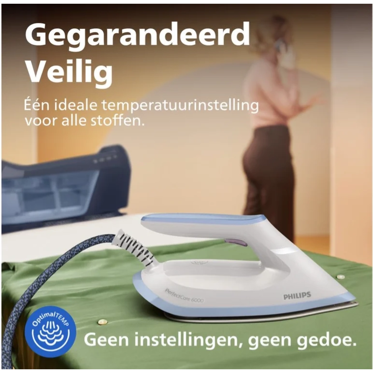 philips  psg6026/20 6000 series stoomgenerator - perfectcare - 6.5 bar - 2400watt - 1.8l - afbeelding 4